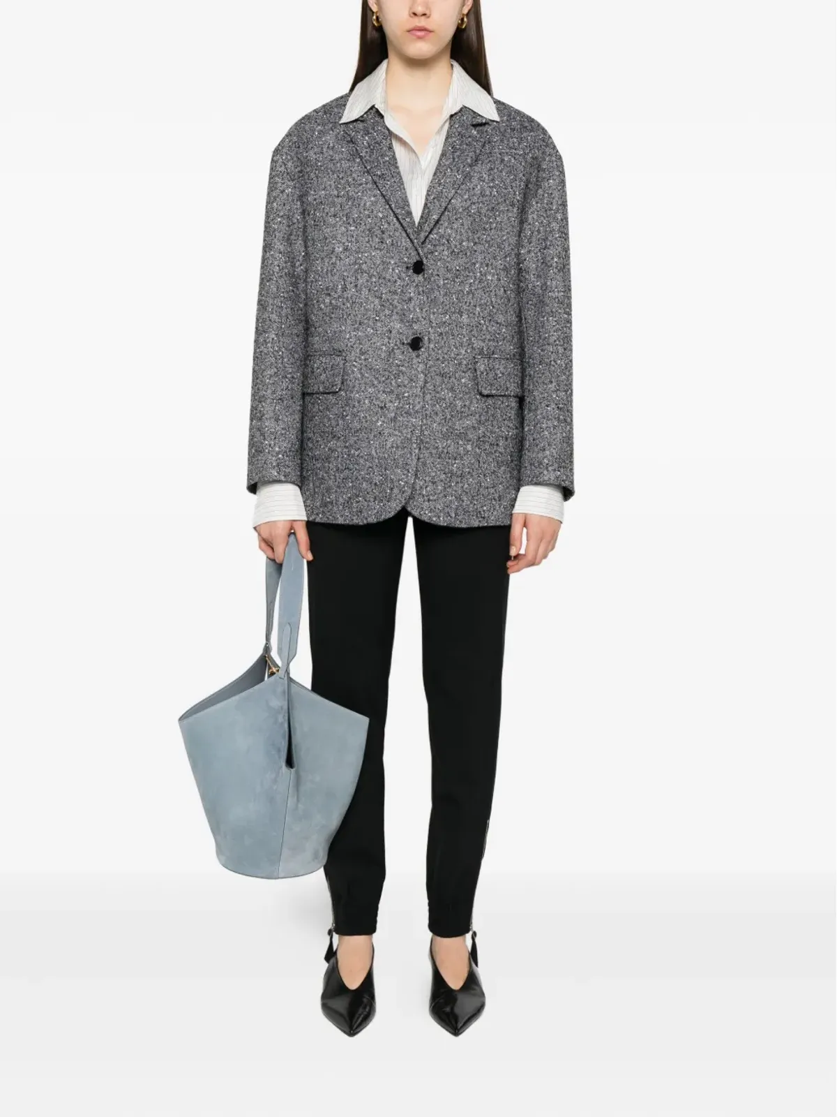 Ermanno Scervino zip-cuffed trousers - Black - 画像2