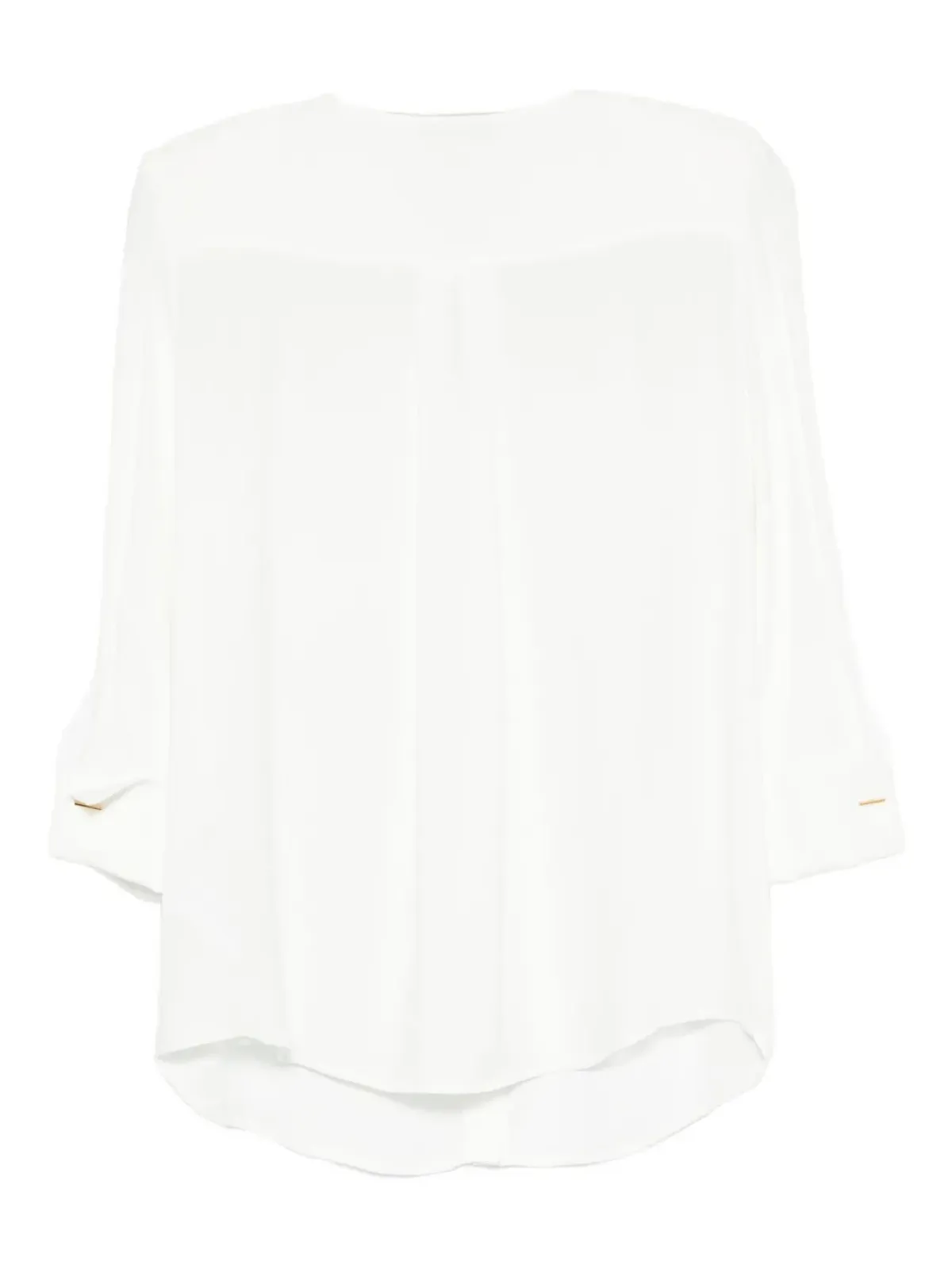 Elisabetta Franchi ポケットディテール3/4袖シャツ - 画像2