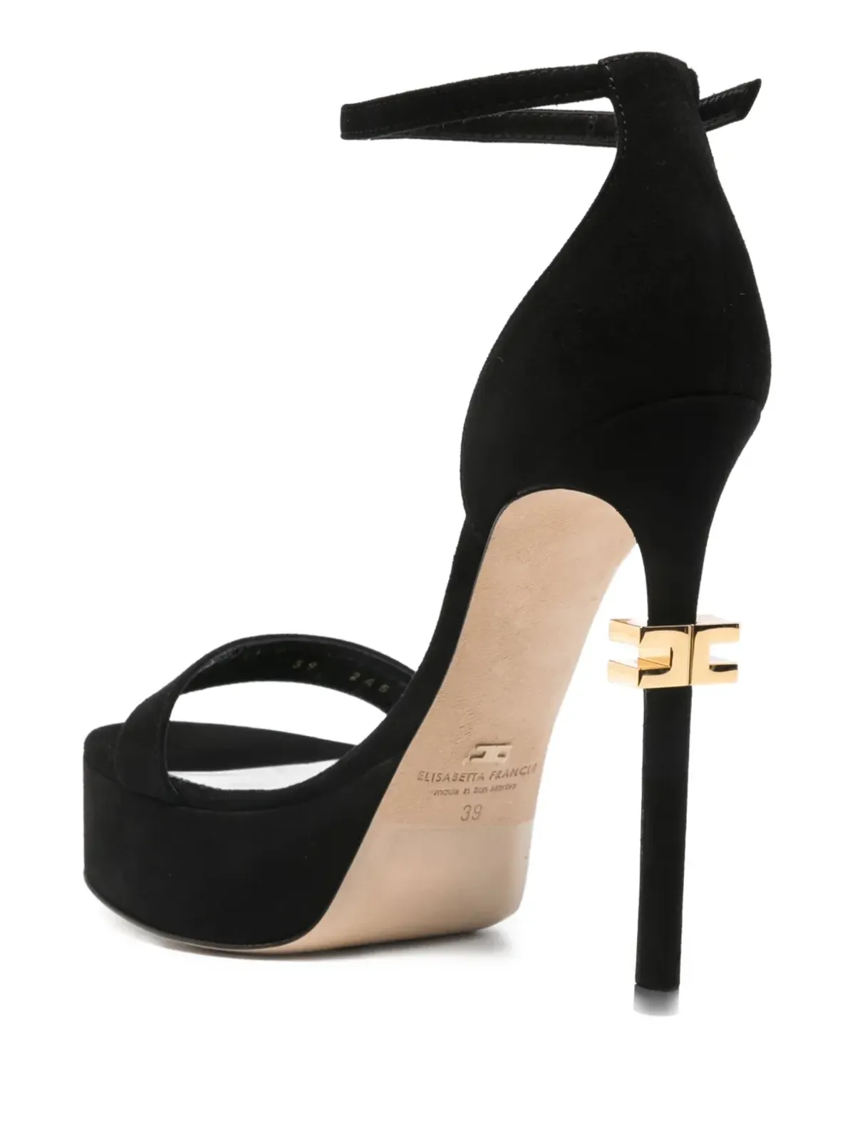 Elisabetta Franchi プラットフォームスティレットサンダル - 画像3