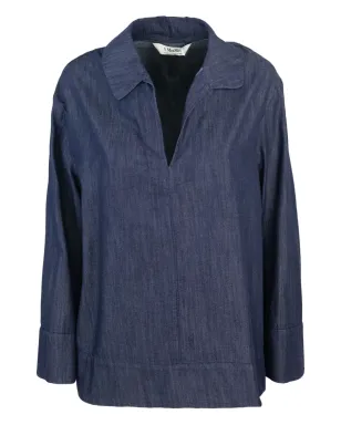 S Max Mara デニム襟付きトップス - サムネイル1