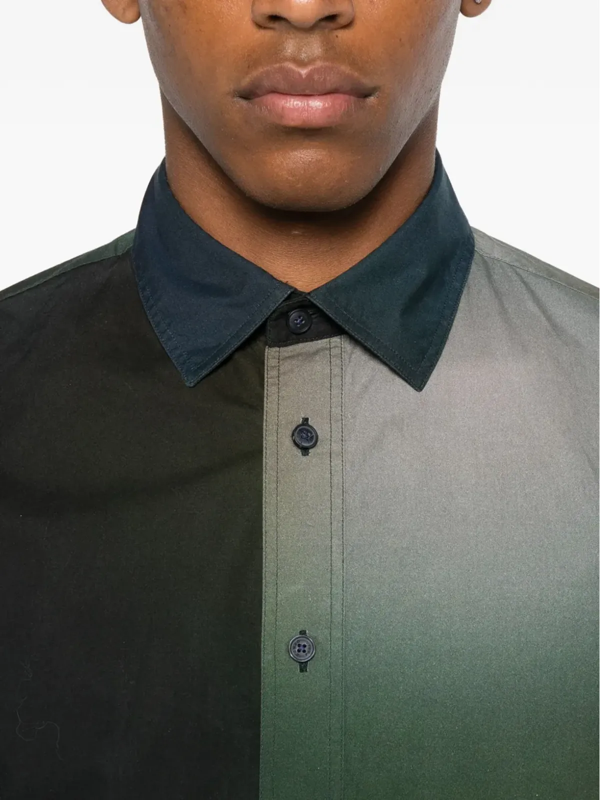 Kenzo ビンテージ tie-dye print shirt - Black - 画像5