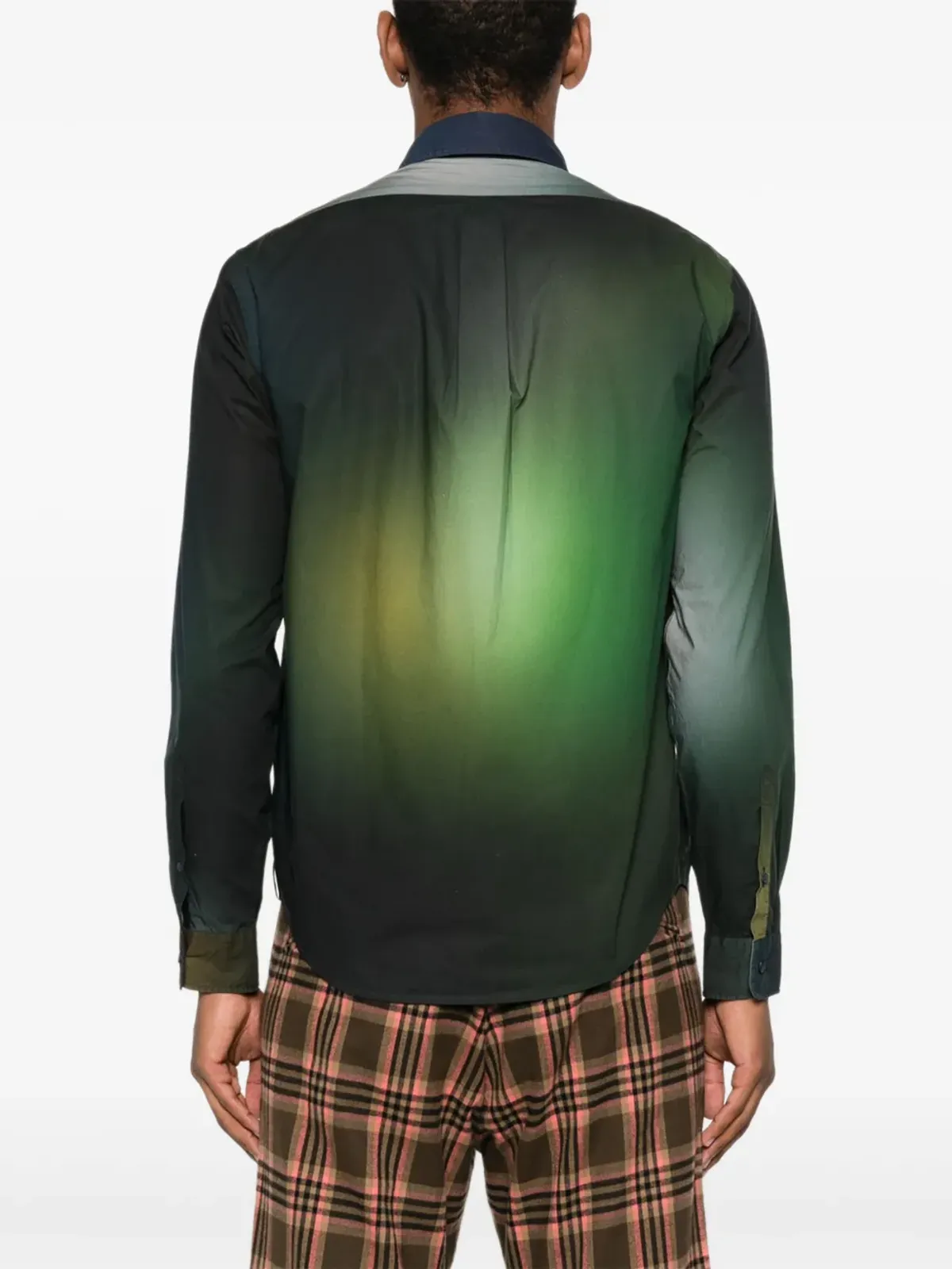 Kenzo ビンテージ tie-dye print shirt - Black - 画像4