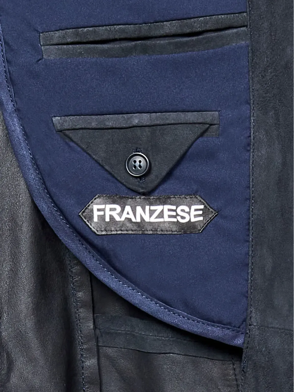 FRANZESE COLLECTION ショールカラー パッチポケット ブレザー - 画像3