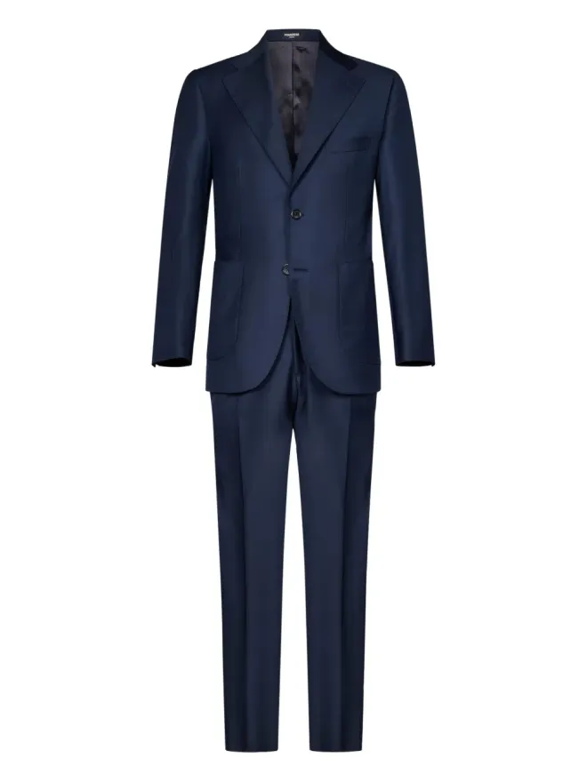 FRANZESE COLLECTION FRANZESE COLLECTION Lapo Elkann ノッチドラペルスーツ - Blueの商品画像