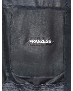 FRANZESE COLLECTION ダブルスライダージップ レザージャケット - サムネイル3