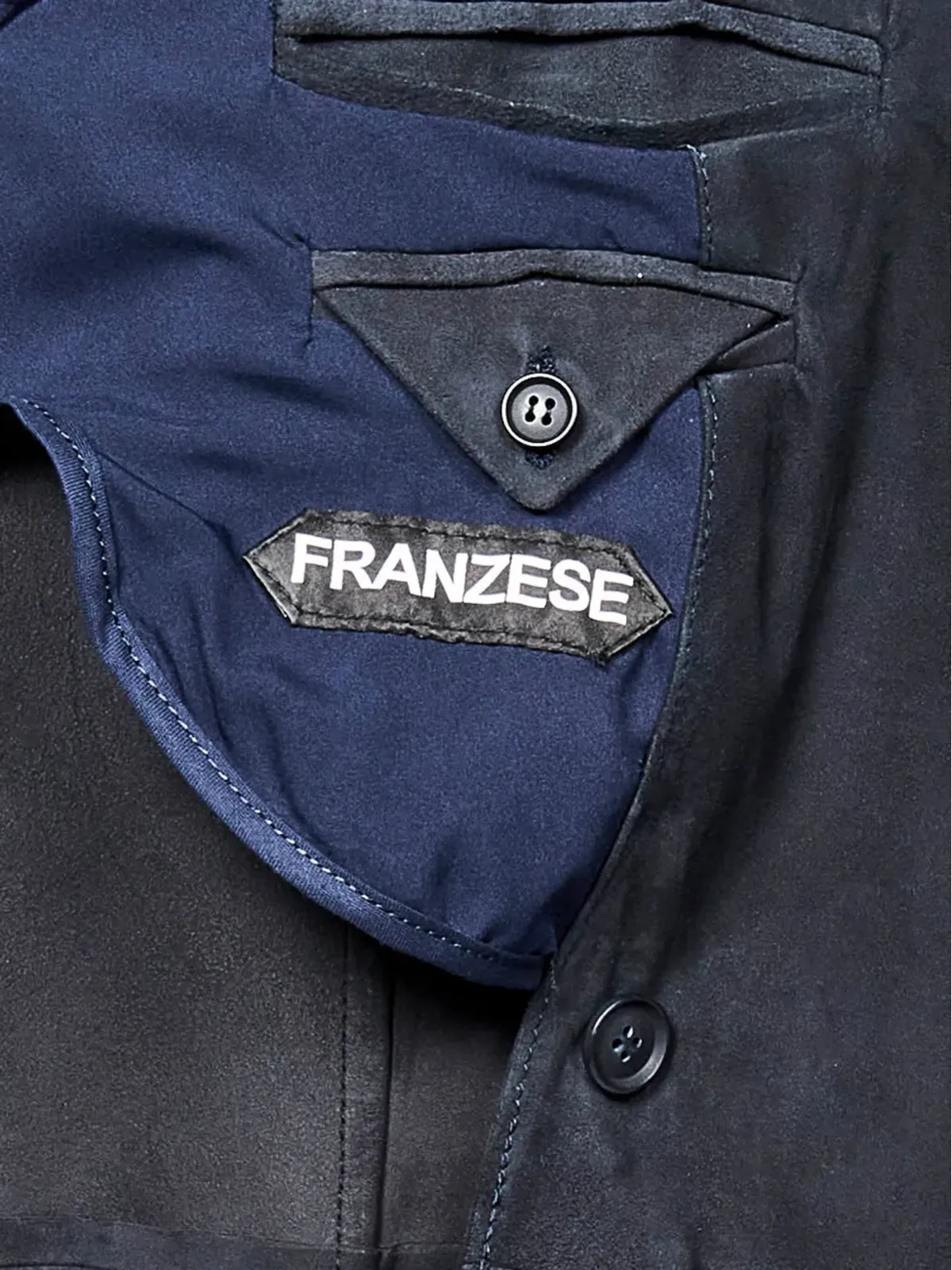 FRANZESE COLLECTION ダブルブレスト ピークラペル ブレザー - 画像3