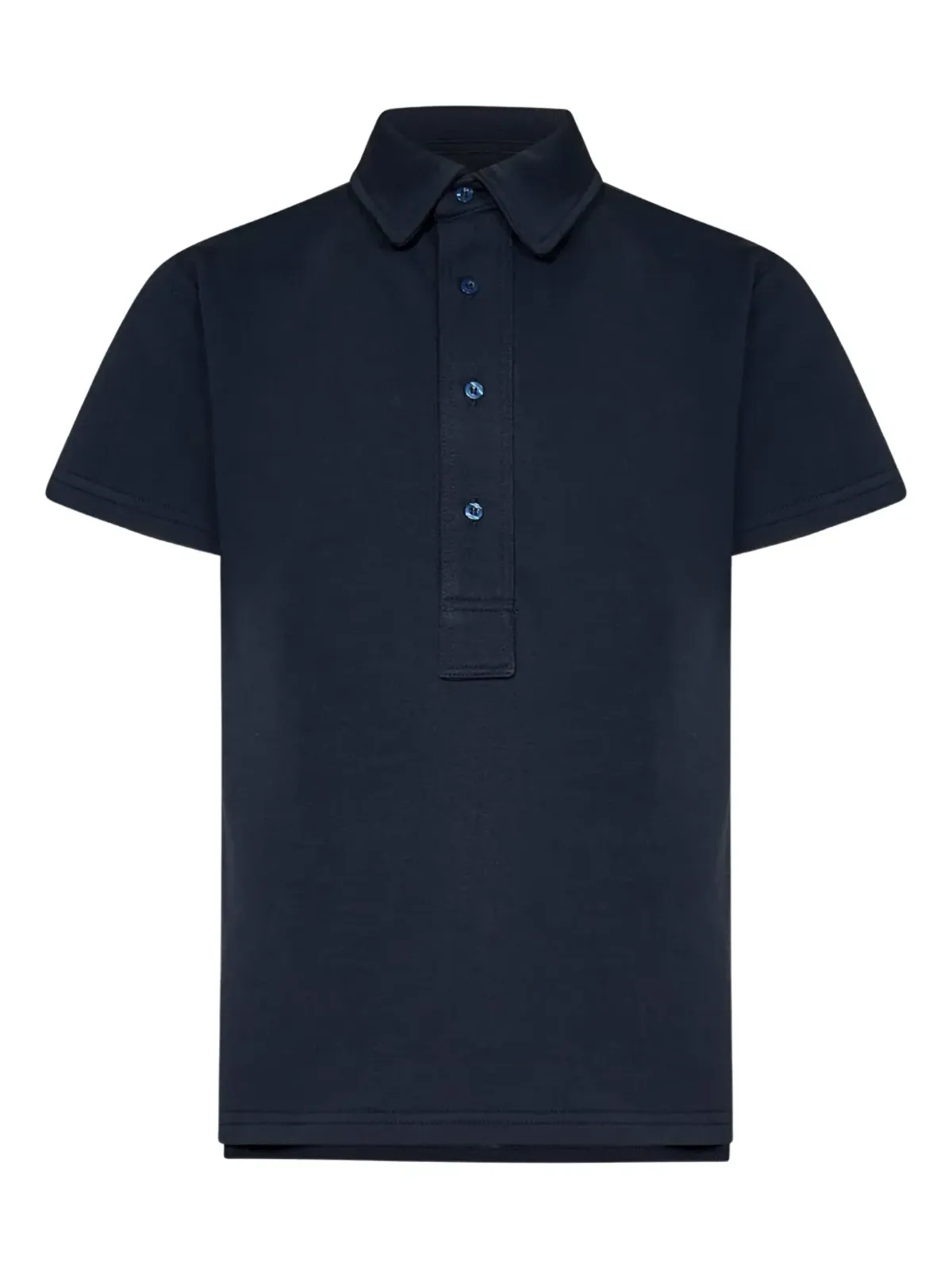 FRANZESE COLLECTION Wimbledon 四つボタン前立てポロシャツ - ブルー - 画像1