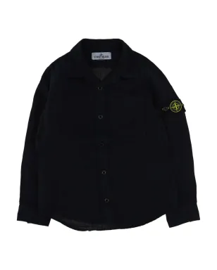 Stone Island Junior パッチポケットリネンシャツ - サムネイル1