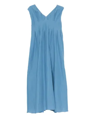S Max Mara プリーツVネックドレス - サムネイル1