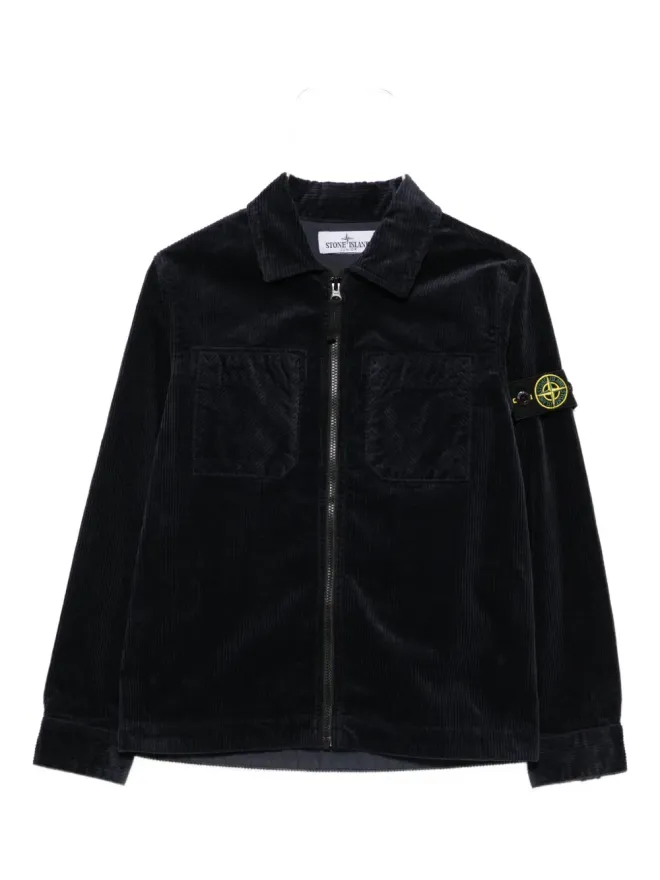 Stone Island Junior Stone Island Junior コーデュロイ ジップアップ シャツの商品画像