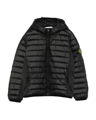 Stone Island Junior フード付きキルティングジャケット - サムネイル1