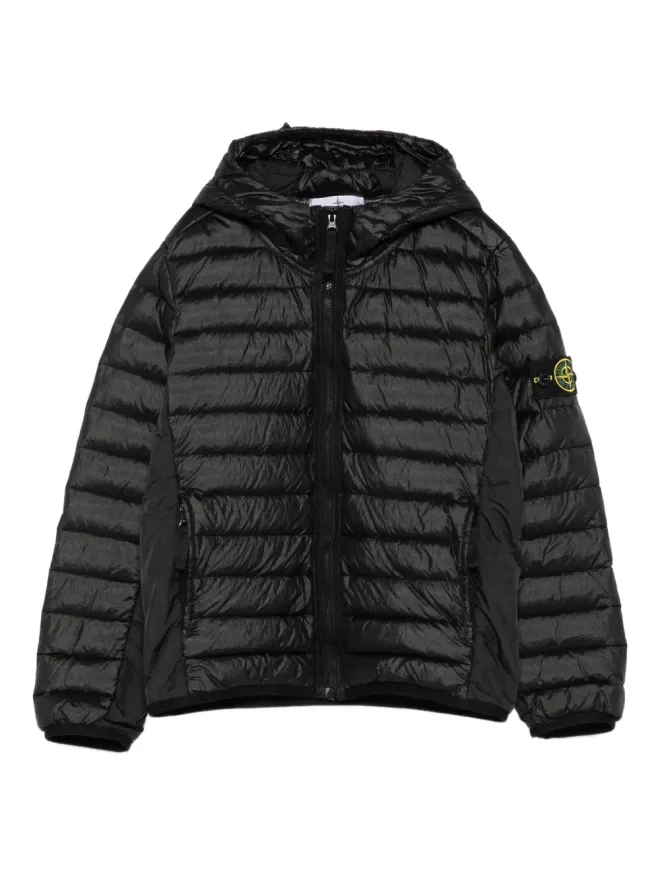 Stone Island Junior Stone Island Junior フード付きキルティングジャケットの商品画像
