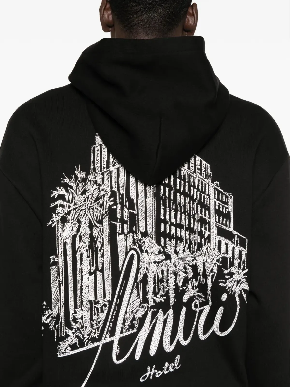 AMIRI ロゴ刺繍フーディー - 画像5