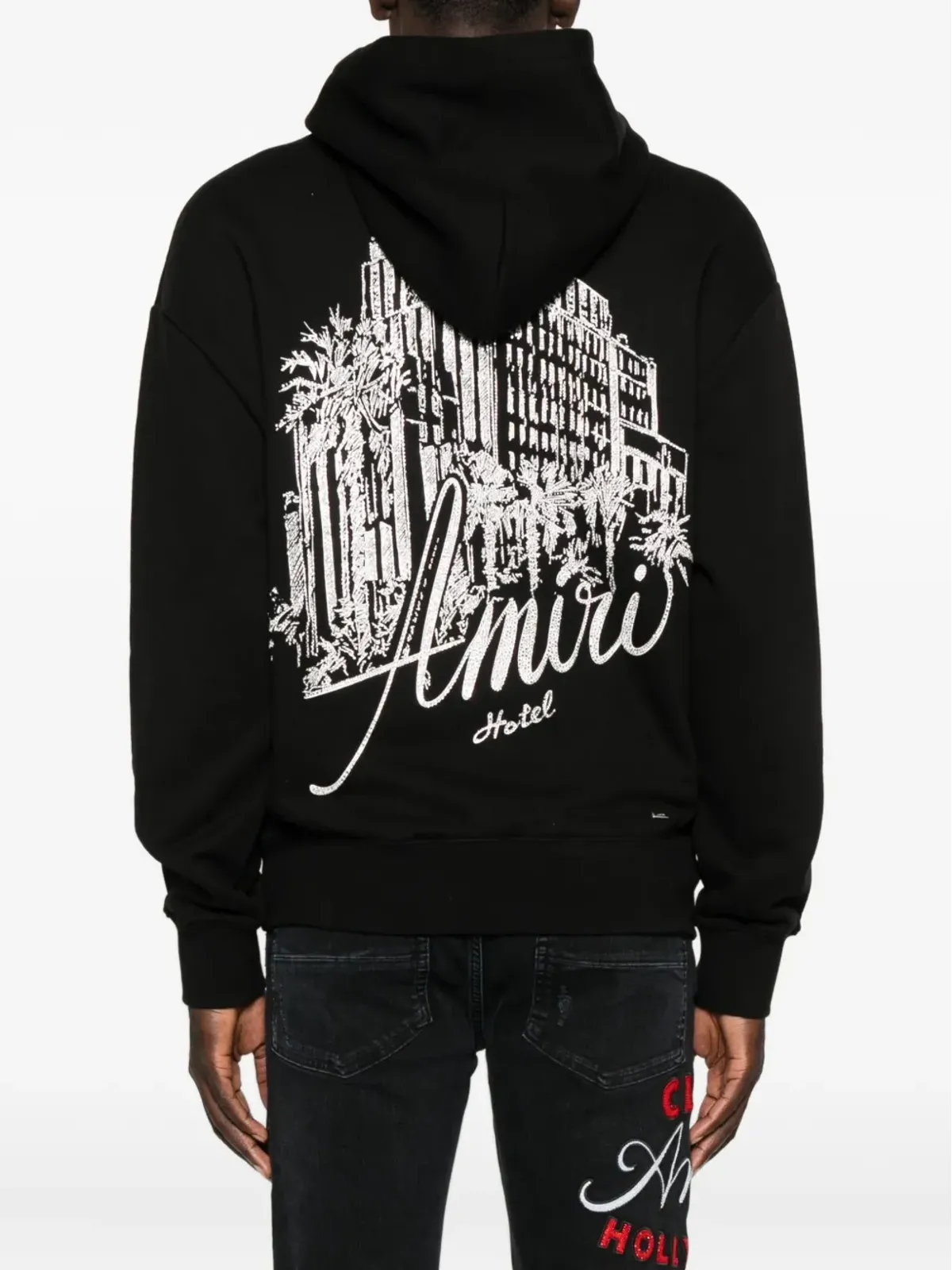 AMIRI ロゴ刺繍フーディー - 画像4