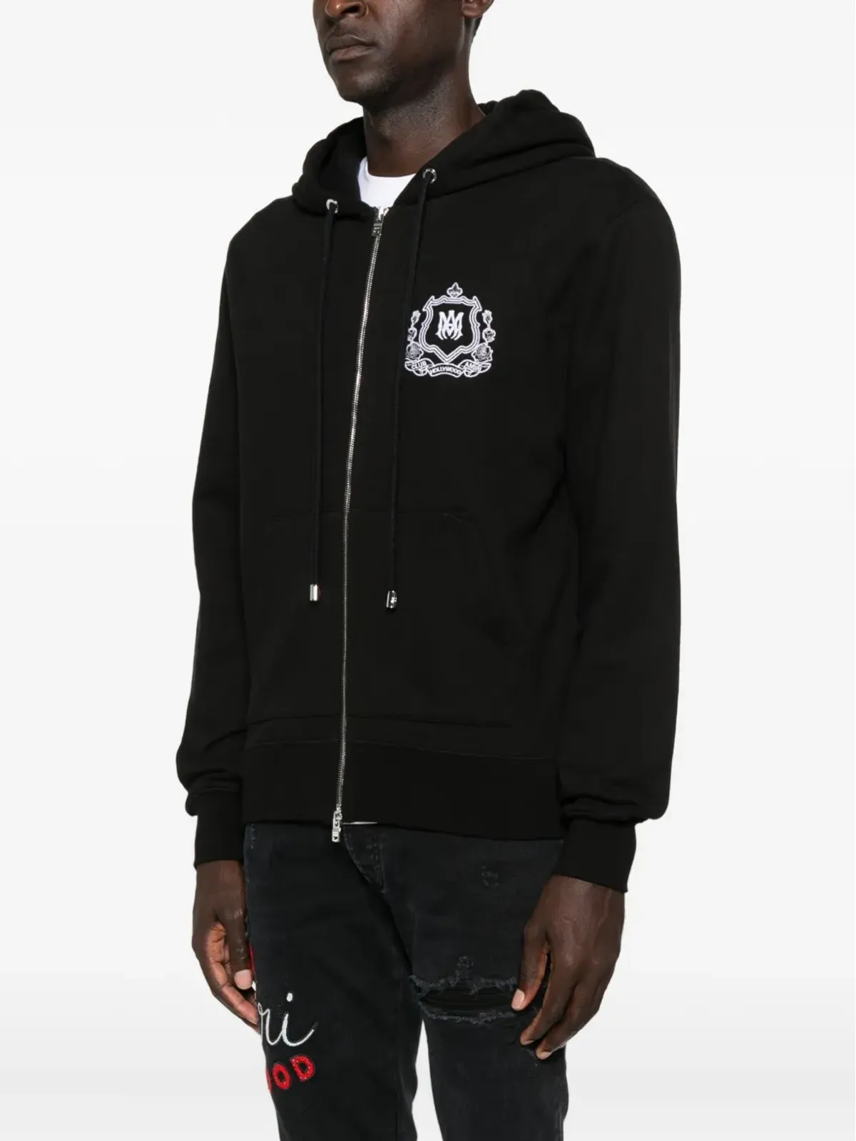 AMIRI MA Crest ジップアップフーディー - 画像3