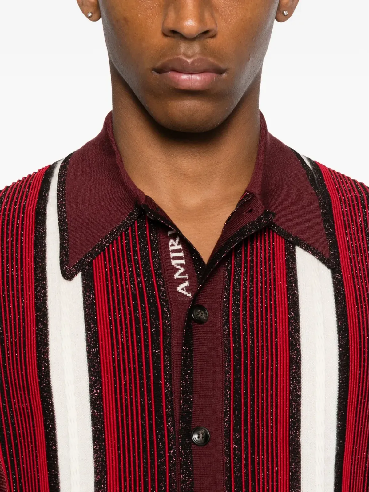 AMIRI エンベリッシュドストライプシャツ - 画像5