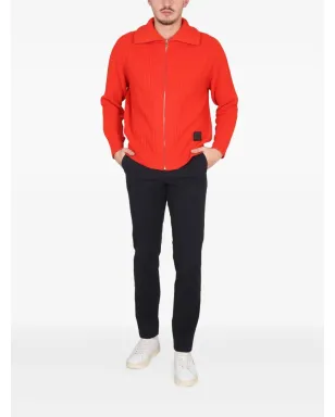 Paul Smith ジップ付きリブ編みカーディガン - サムネイル2