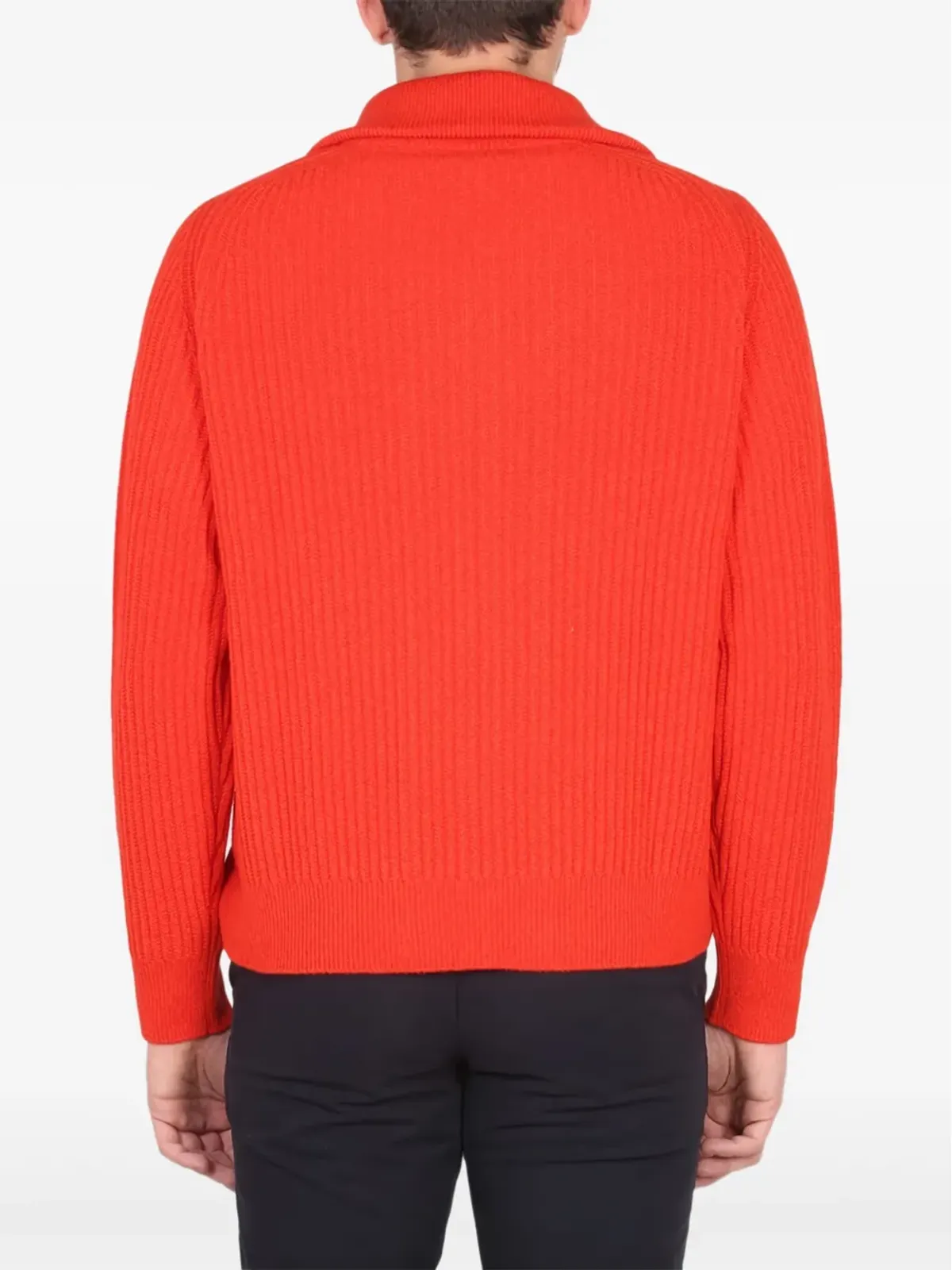 Paul Smith ジップ付きリブ編みカーディガン - 画像3