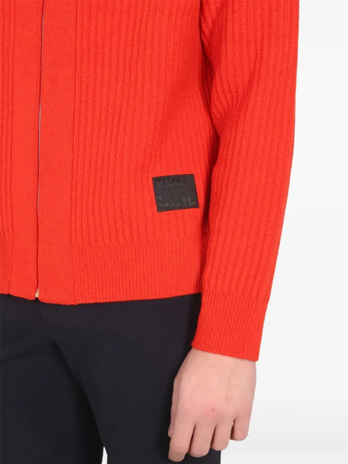 Paul Smith ジップ付きリブ編みカーディガン - 画像4