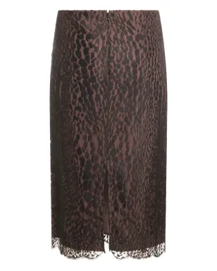 TOM FORD レオパード柄レーススカート - サムネイル2