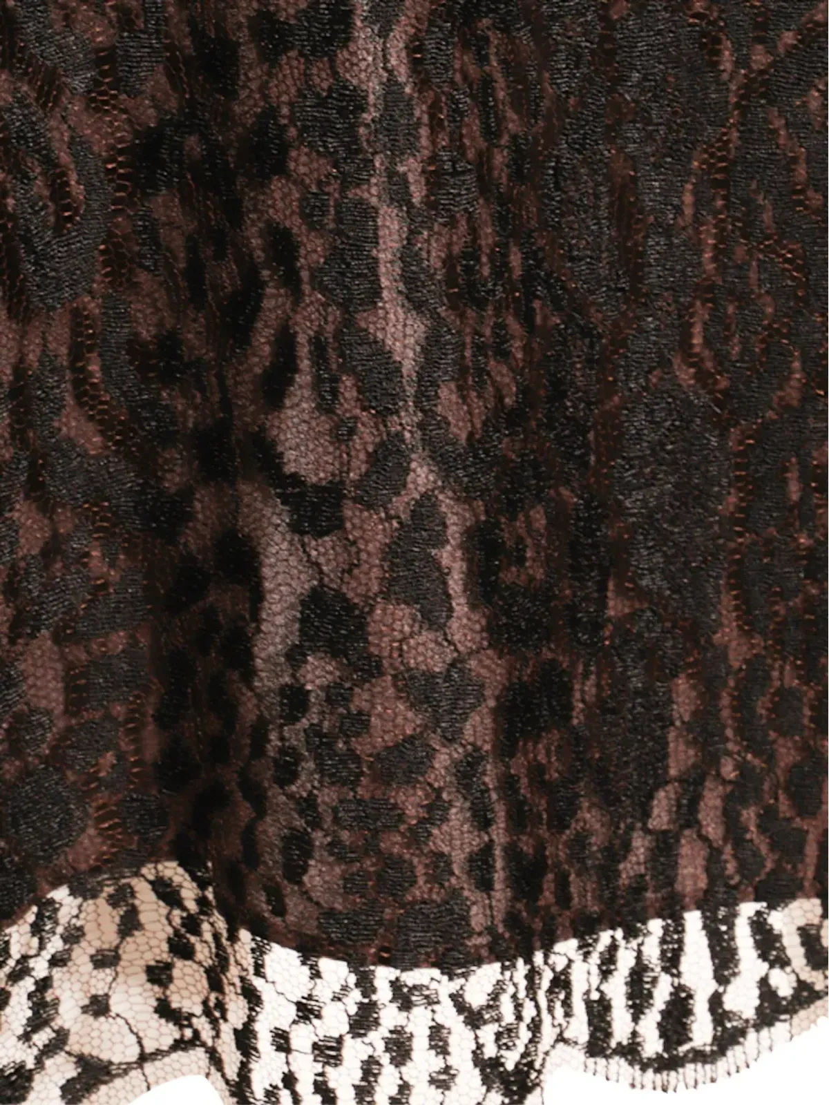 TOM FORD レオパード柄レーススカート - 画像3