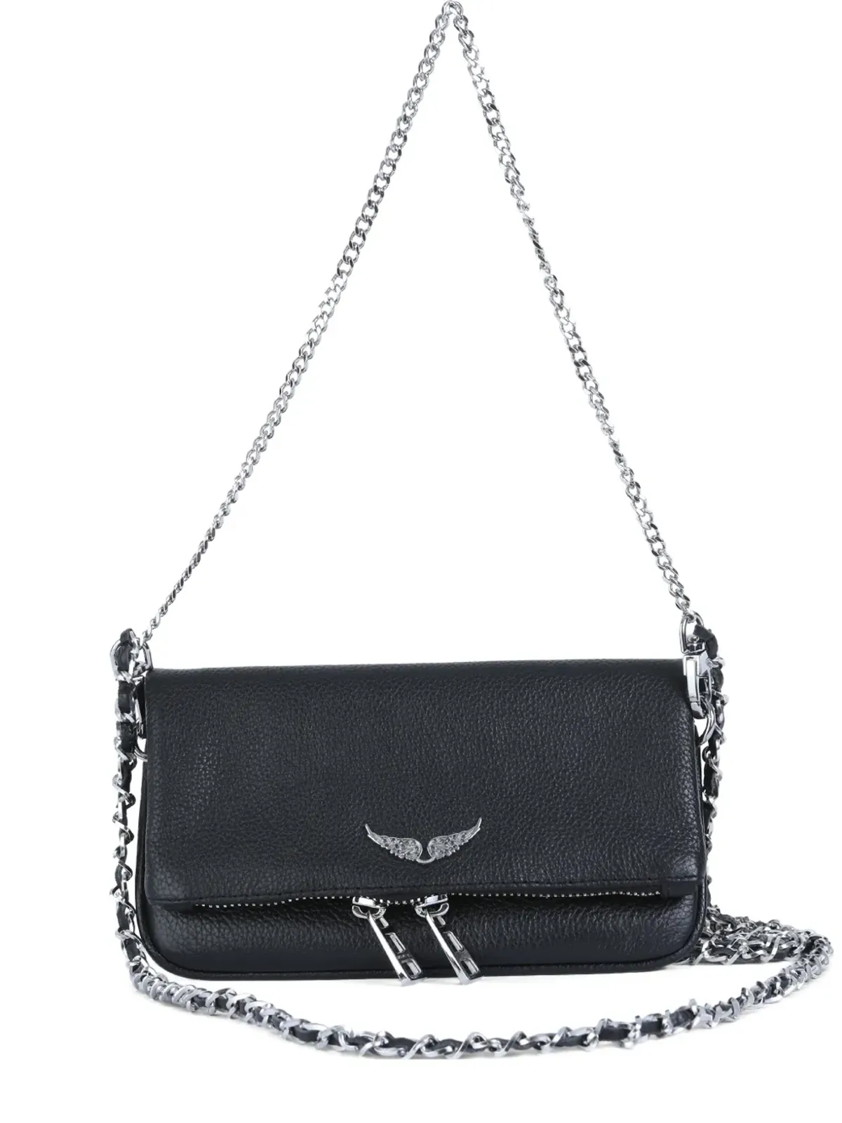 Zadig&Voltaire レザーショルダーバッグ - ブラック - 画像1