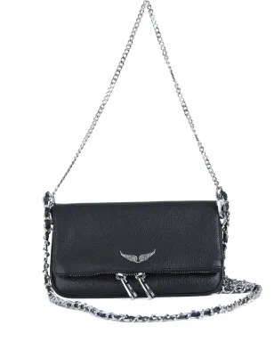 Zadig&Voltaire レザーショルダーバッグ - ブラック - サムネイル1