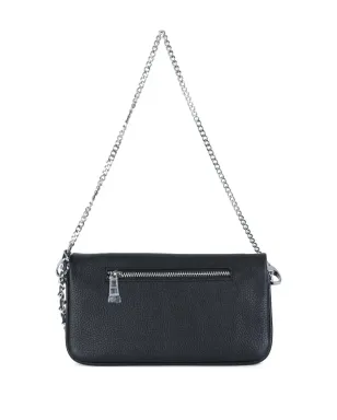 Zadig&Voltaire レザーショルダーバッグ - ブラック - サムネイル2