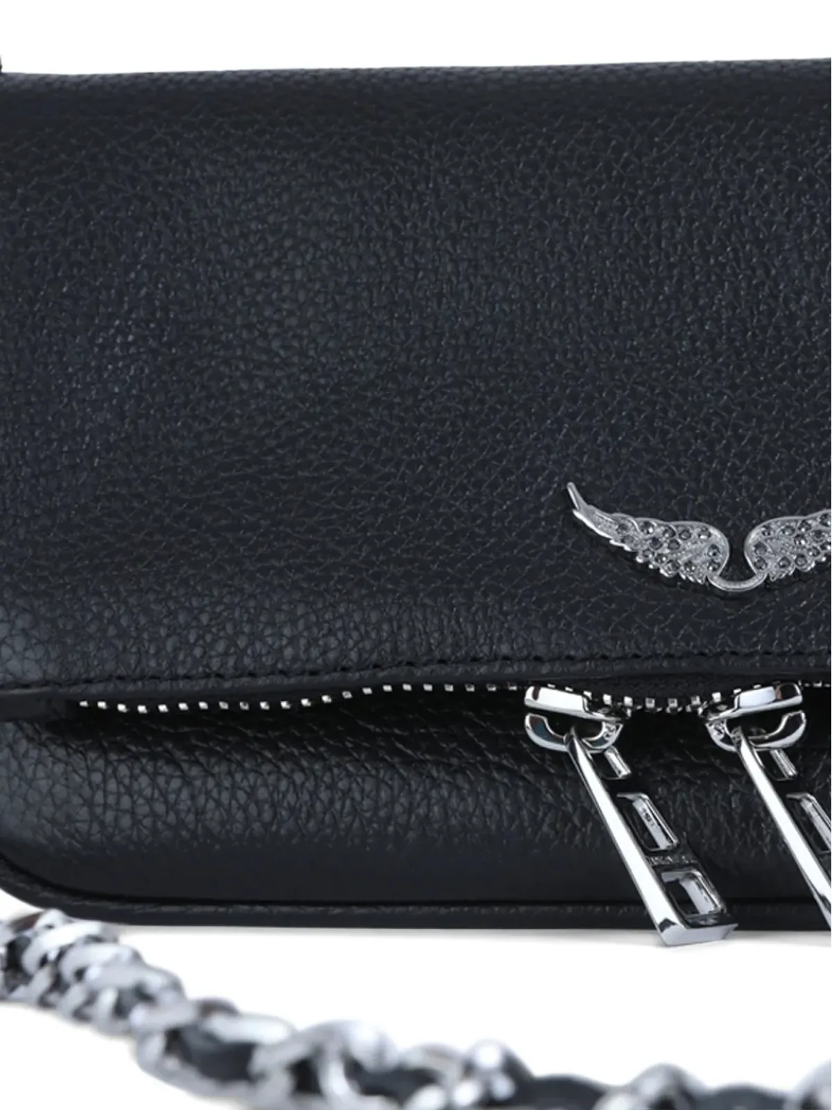 Zadig&Voltaire レザーショルダーバッグ - ブラック - 画像4