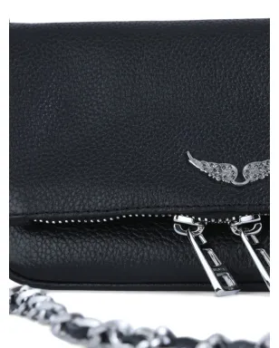 Zadig&Voltaire レザーショルダーバッグ - ブラック - サムネイル4