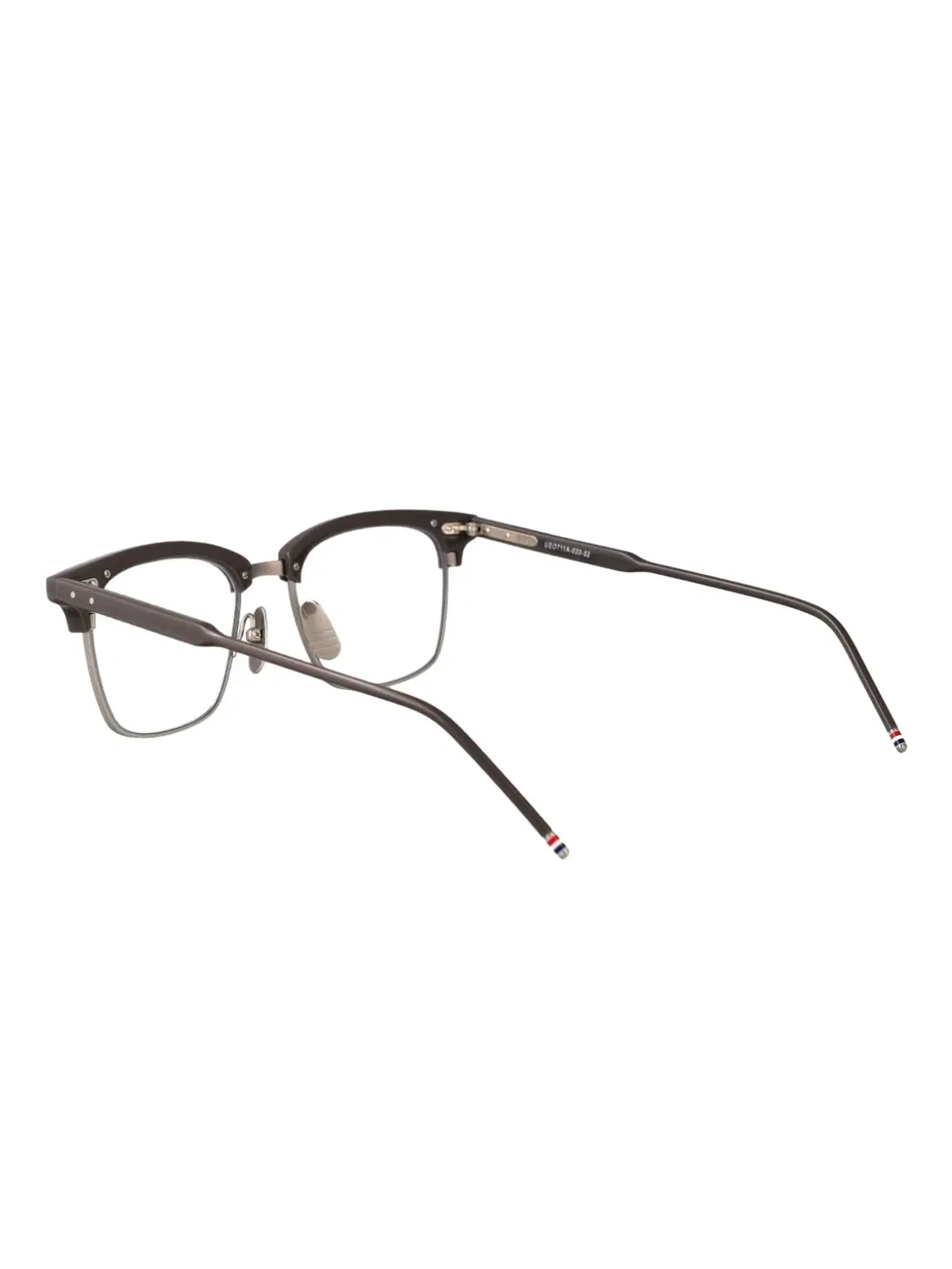 Thom Browne Eyewear チタン矩形メガネ - 画像3