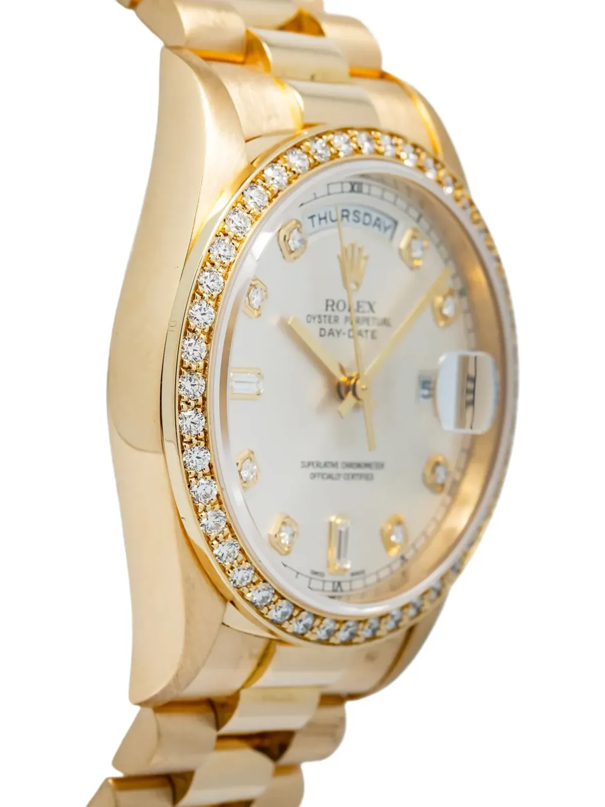 Rolex デイトデイト シルバー - 画像4