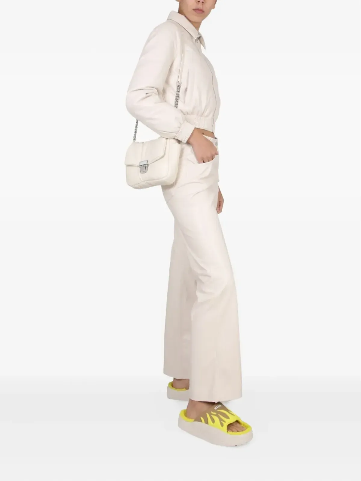 MSGM ジップアップボンバージャケット - 画像2