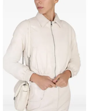 MSGM ジップアップボンバージャケット - サムネイル4