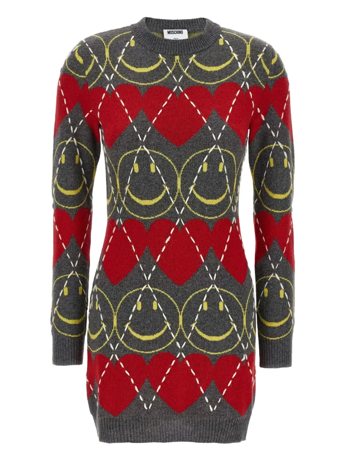 Moschino スマイリーパターン ドレス - 画像1