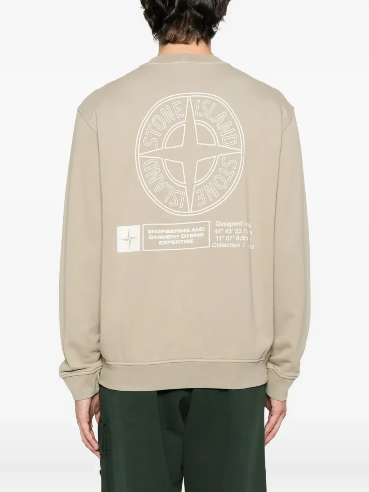 Stone Island ロゴプリント コットン スウェットシャツ - 画像4