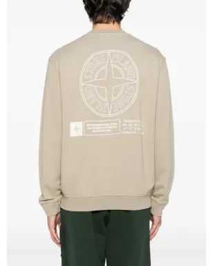 Stone Island ロゴプリント コットン スウェットシャツ - サムネイル4