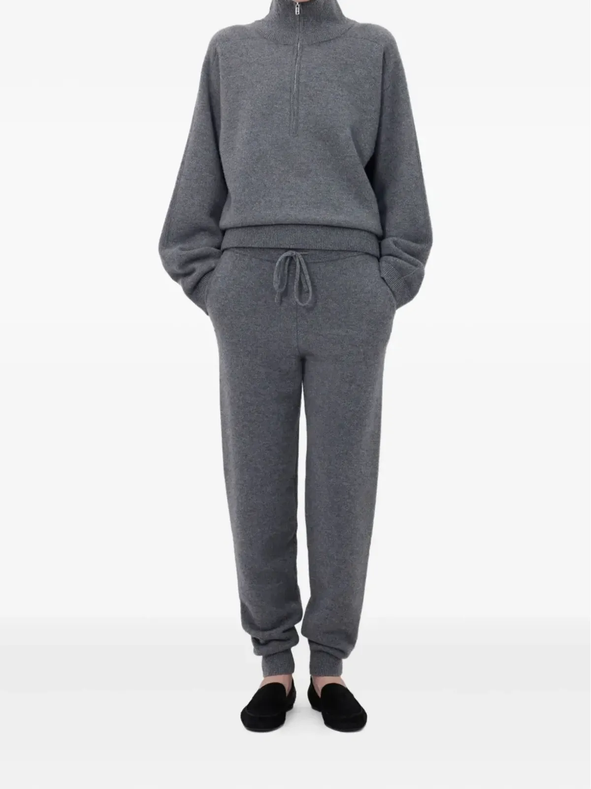 LouLou de Saison エラスティックカフド カシミアパンツ - 画像2