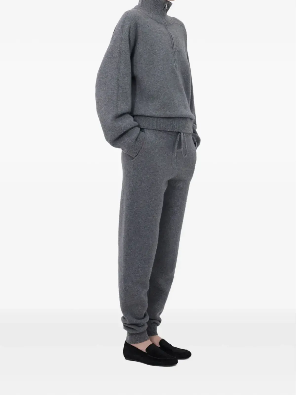 LouLou de Saison エラスティックカフド カシミアパンツ - 画像3