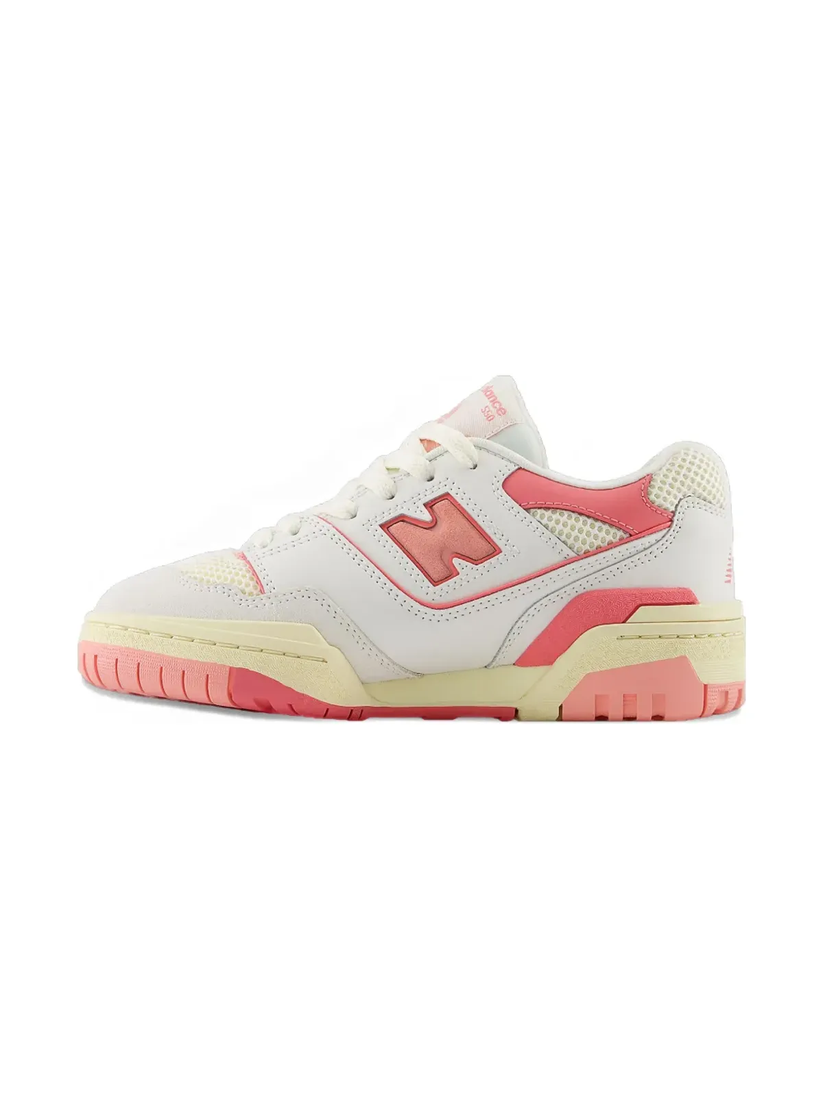 New Balance Kids 550 デザートピンク＆シーソルト スニーカー - 画像5