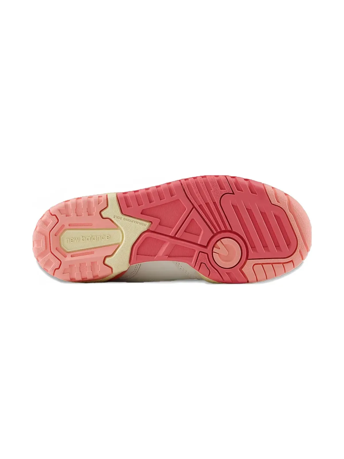 New Balance Kids 550 デザートピンク＆シーソルト スニーカー - 画像3