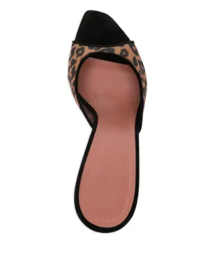 Amina Muaddi Alexa ヒールミュール - LEOPARD - サムネイル4