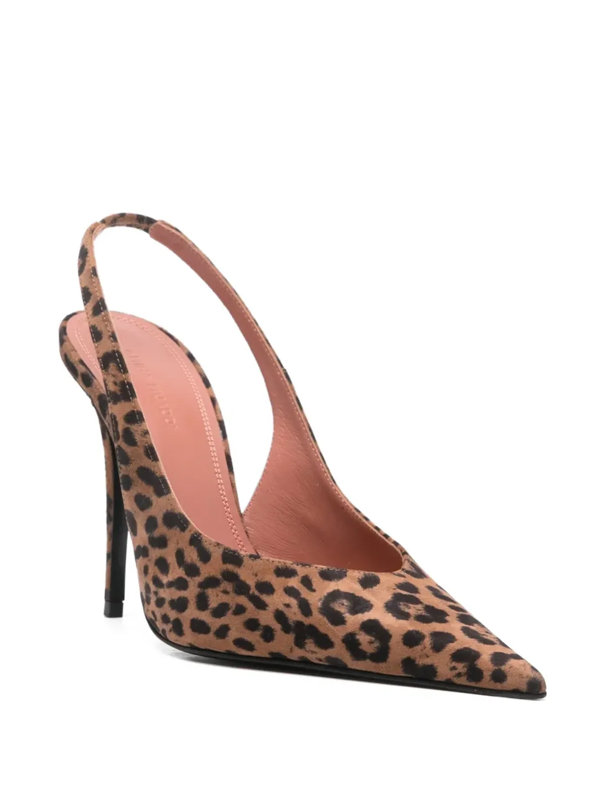 Amina Muaddi レザー ヒールパンプス - LEOPARD - 画像2