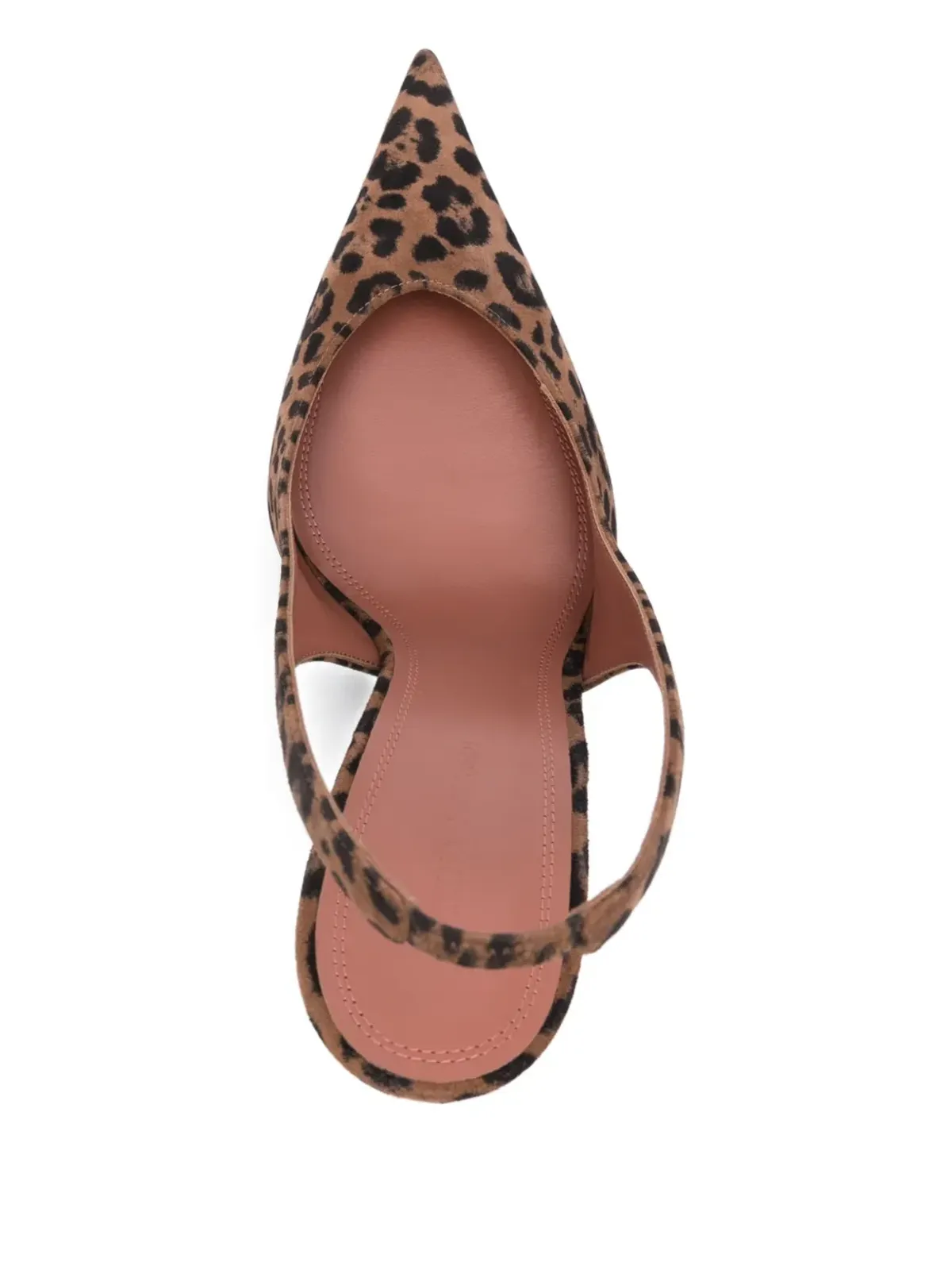 Amina Muaddi レザー ヒールパンプス - LEOPARD - 画像4