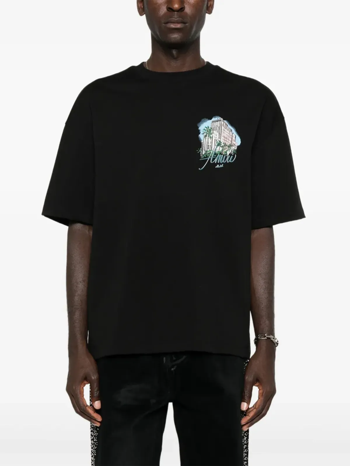 AMIRI ホテルプリント Tシャツ - 画像3