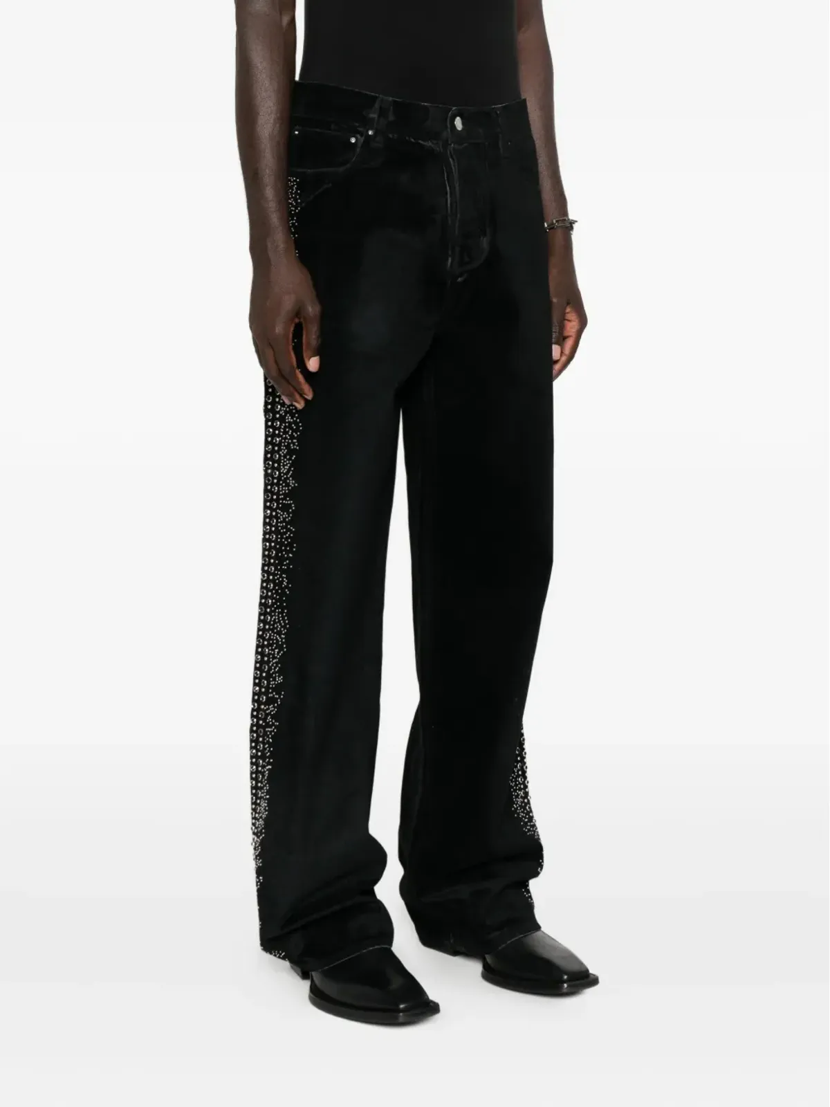 AMIRI エンベリッシュド テクスチャード ジーンズ - 画像3