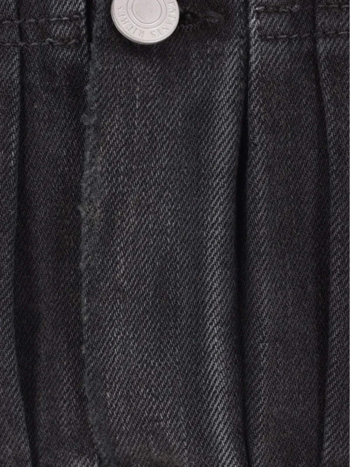 Enfants Riches Déprimés Type VII ボタン装飾デニムジャケット - グレー - 画像4