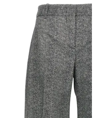 Ermanno Scervino ヘリンボーン フレアパンツ - サムネイル3