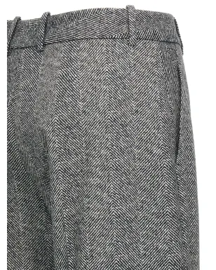 Ermanno Scervino ヘリンボーン フレアパンツ - サムネイル4