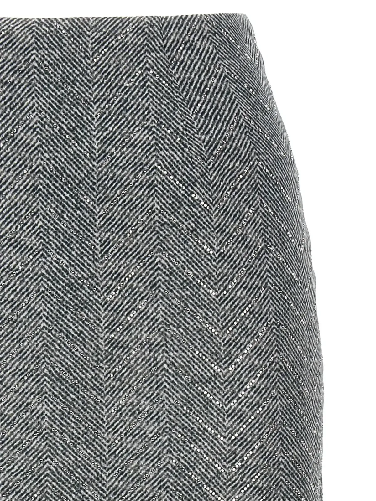 Ermanno Scervino ラインストーン装飾ペンシルスカート - 画像4